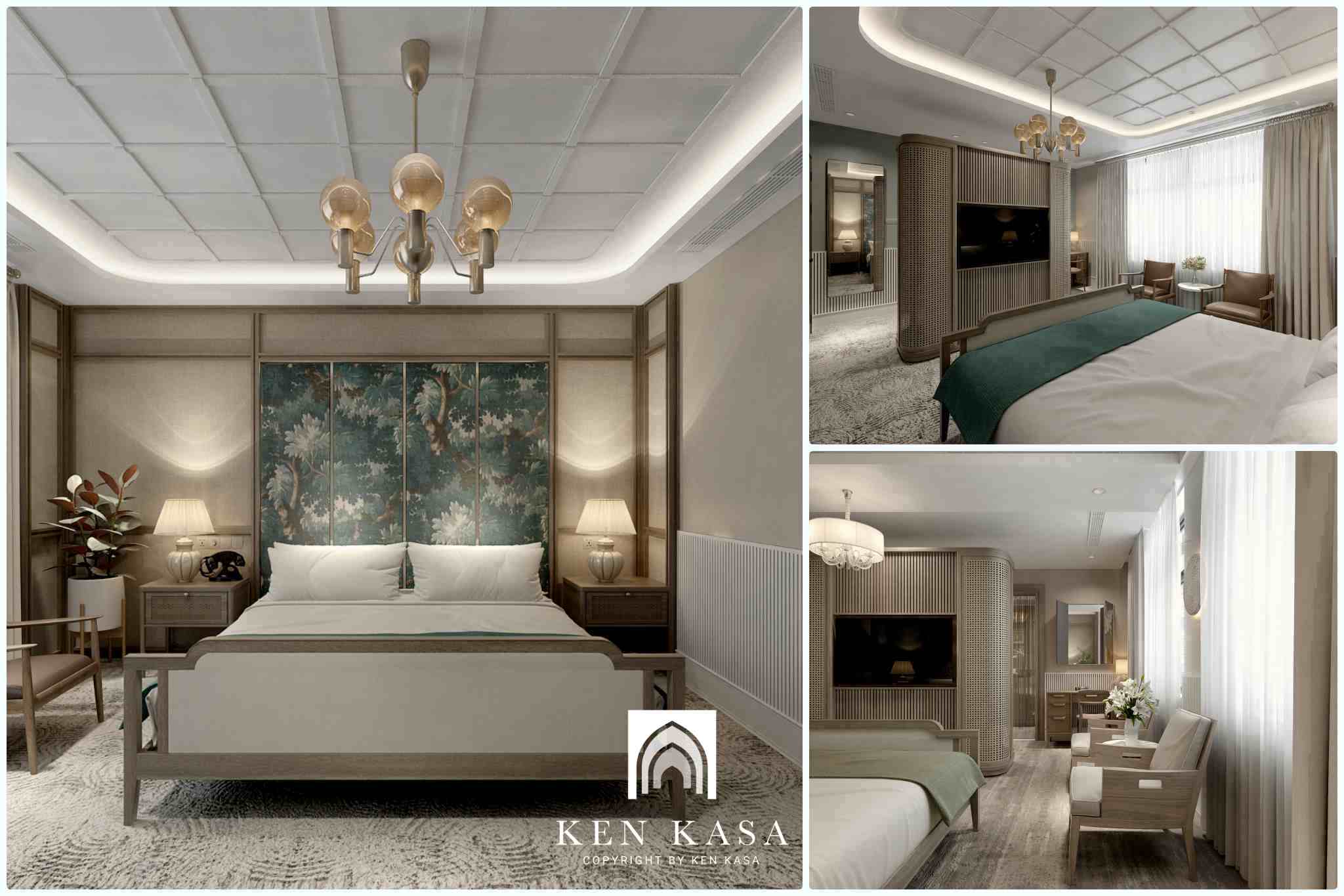 Mẫu thiết kế ph&ograve;ng suite của của La Passion Hotel 